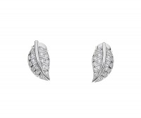 Vorschau: Blatt Ohrstecker in 925'er Silber Vorschau: Blatt Ohrstecker in 925'er Silber