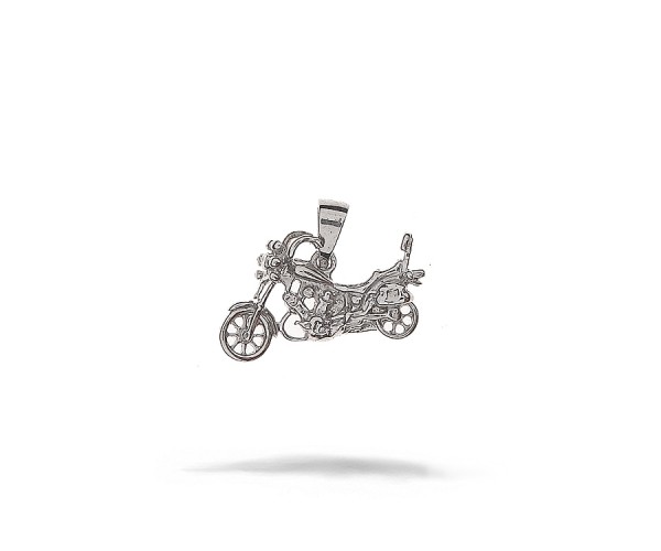 Motorrad Anhänger in 925`er Sterling Silber