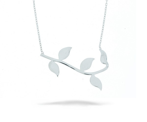 Halskette mit Blättern