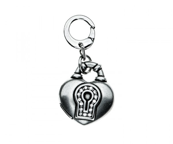 Fossil Charm Herz Schloss Glassteine JF86782040 30197