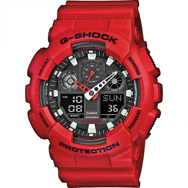 Casio Herrenuhr G-SHOCK GA-100B-4AER