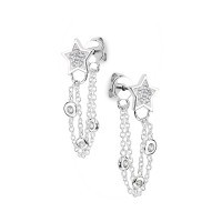 CEM Ohrhänger 925er Sterlingsilber mit Zirkonia Steinen